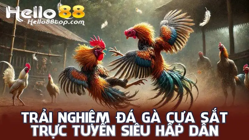 Trải nghiệm đá gà cựa sắt trực tuyến siêu hấp dẫn