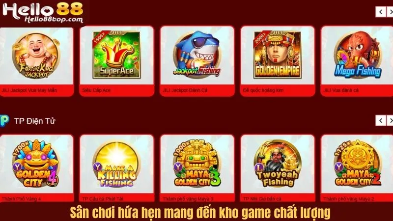 Sân chơi hứa hẹn mang đến kho game chất lượng